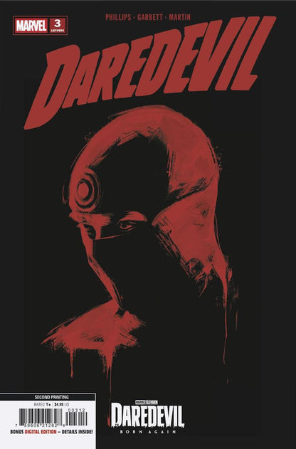 07/29/2026 DAREDEVIL #1-3 MARVEL TELEVISION REPRINT VARIANT SET