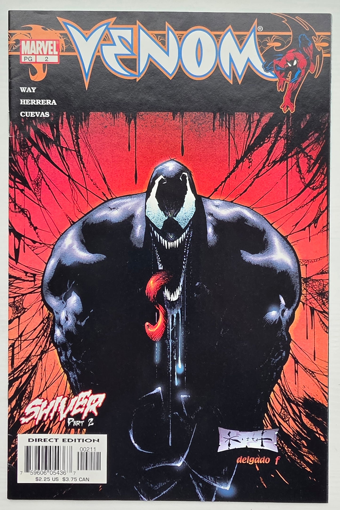 VENOM #2 KIETH COVER 2003 [J01] Venom MARVEL COMICS
