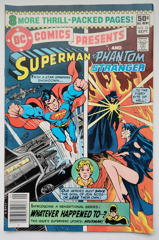 DC COMICS PRESENTS #25 SUPERMAN PHANTOM STRANGER 1980 NEWSSTAND DC Comics Presents DC Comics