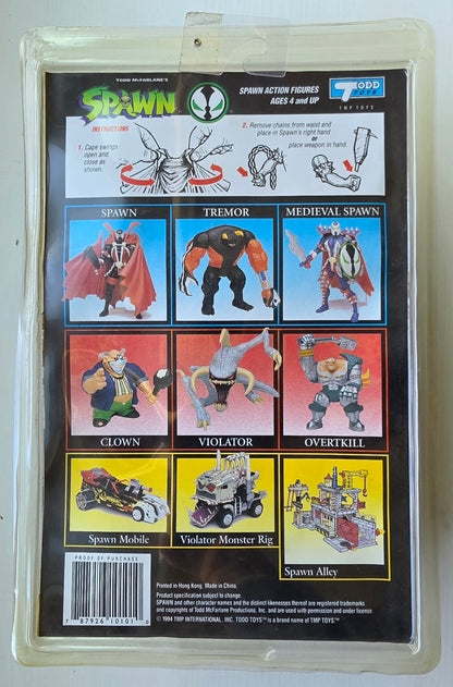 MCFARLANE TOYS SPAWN WITH COMIC BOOK [J02] Spawn Todd Toys
