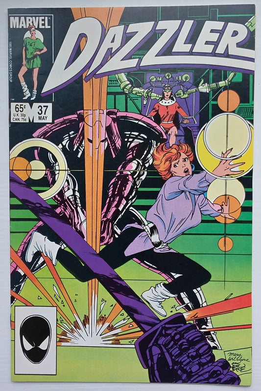 Dazzler #37 1985 Captain America MARVEL COMICS