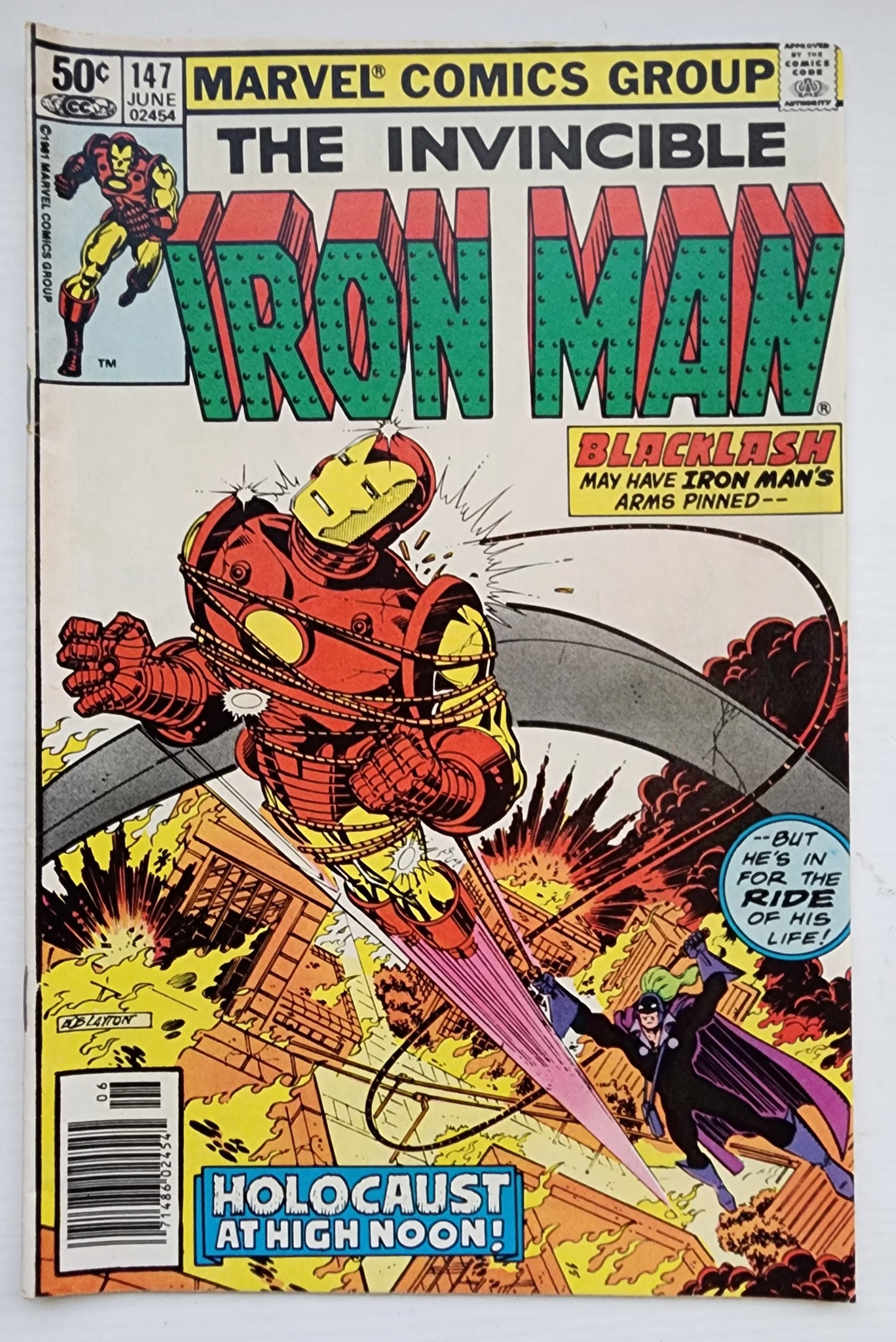 IRON MAN #147 NEWSSTAND 1981 [P03] Iron Man MARVEL COMICS