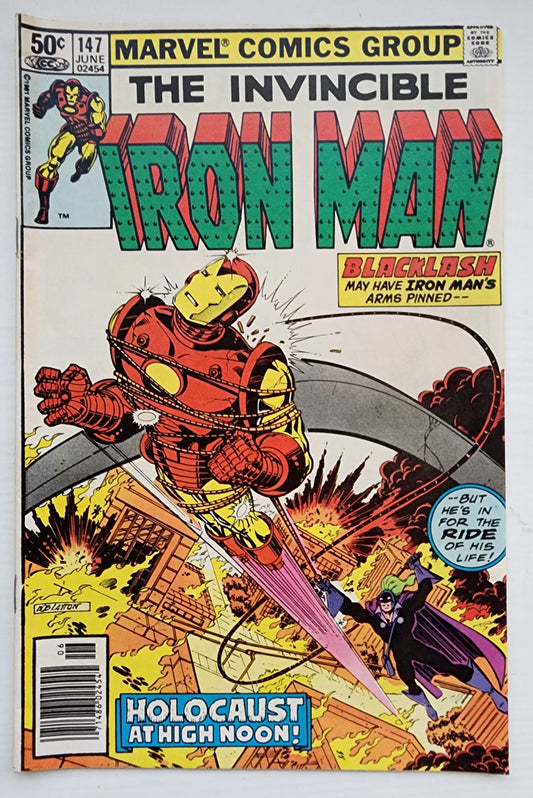 IRON MAN #147 NEWSSTAND 1981 [P03] Iron Man MARVEL COMICS