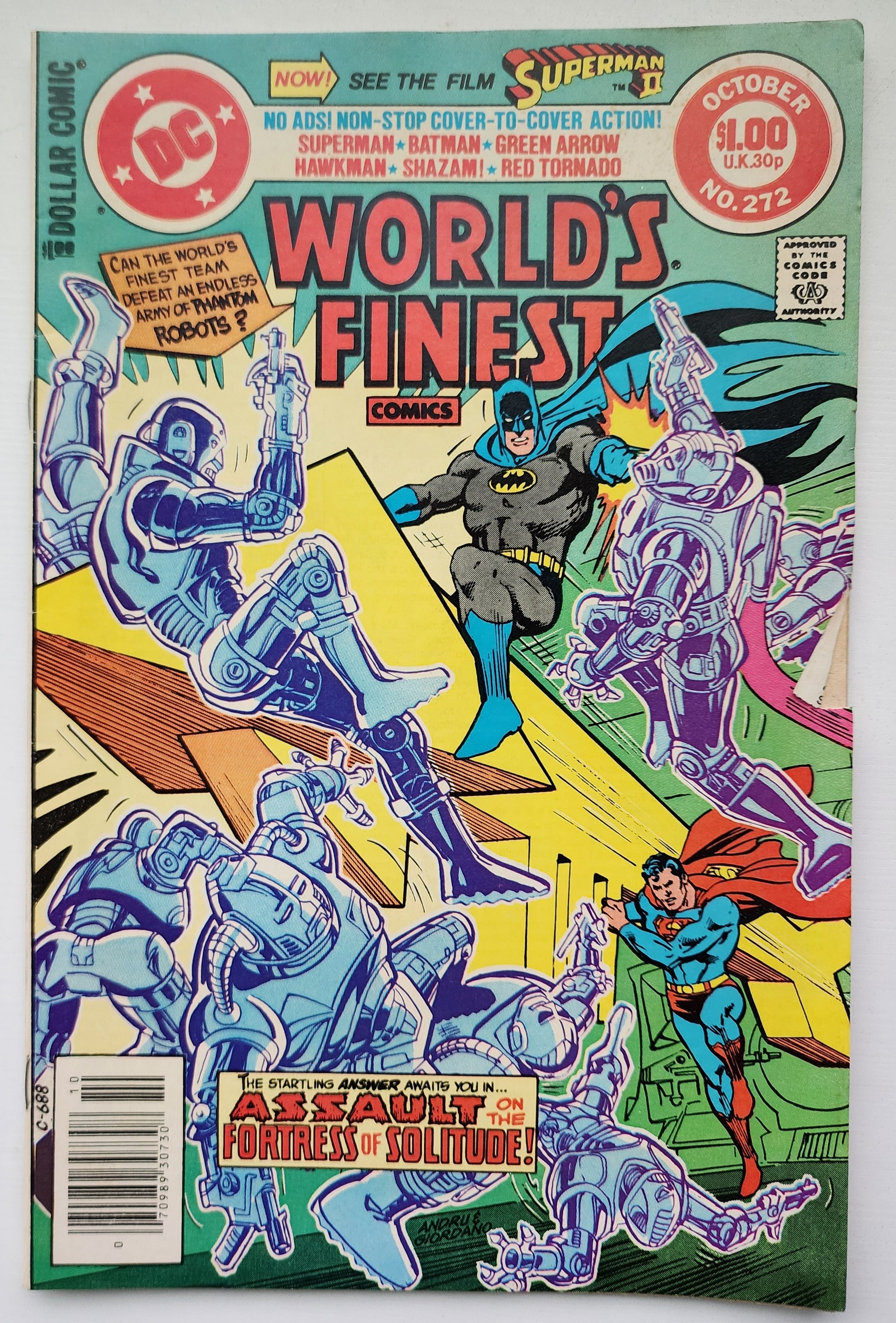 WORLDS FINEST #272 1981 NEWSSTAND Worlds Finest DC Comics
