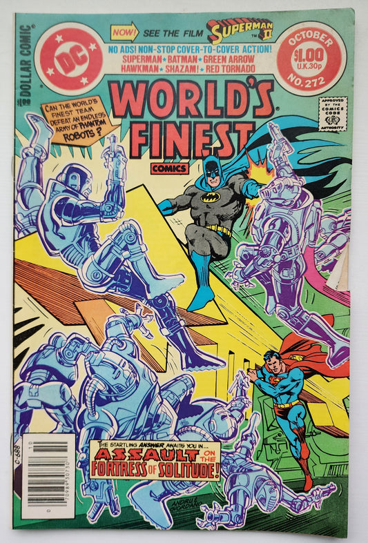 WORLDS FINEST #272 1981 NEWSSTAND Worlds Finest DC Comics