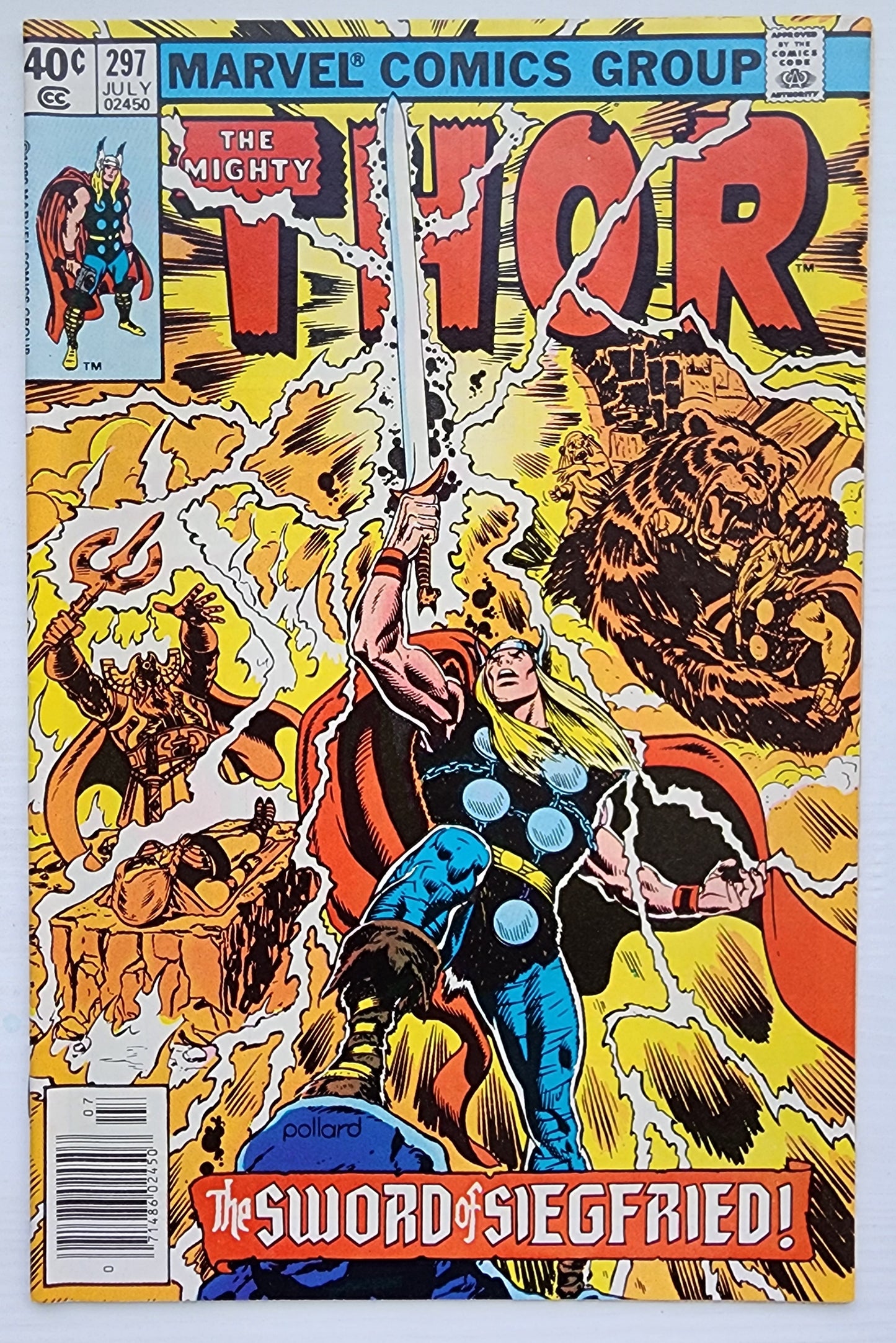 THOR #297 NEWSSTAND 1980 Thor MARVEL COMICS