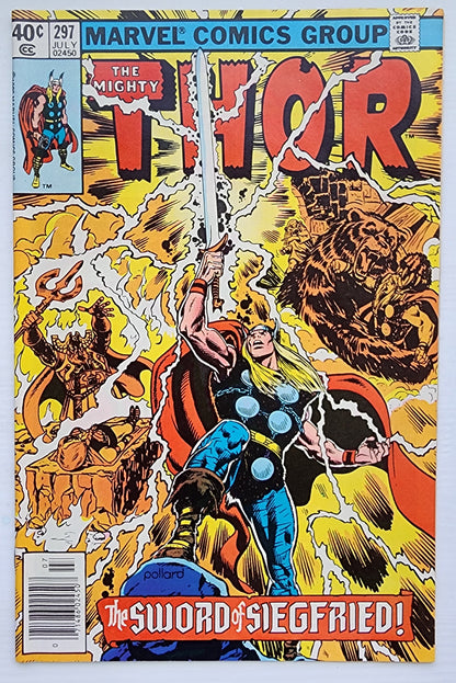 THOR #297 NEWSSTAND 1980 Thor MARVEL COMICS