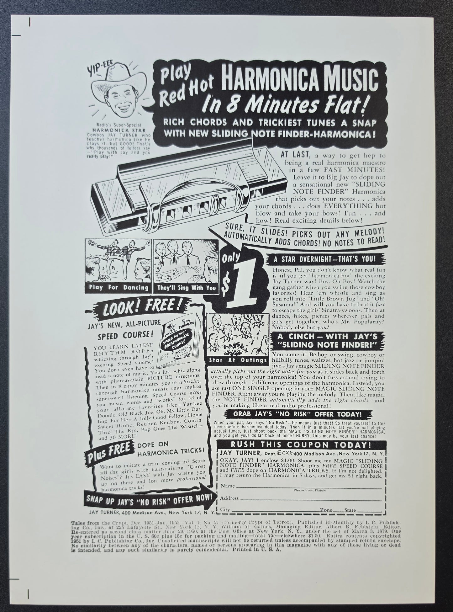 EC COMICS TALES FROM THE CRYPT #27 PRINT EC Comics EC Comics