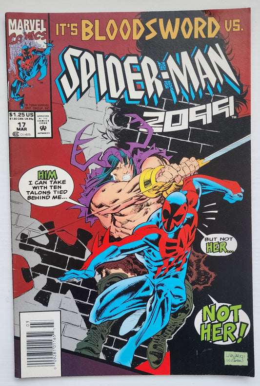 SPIDER-MAN 2099 #17 NEWSSTAND 1994 Spider-Man 2099 MARVEL COMICS