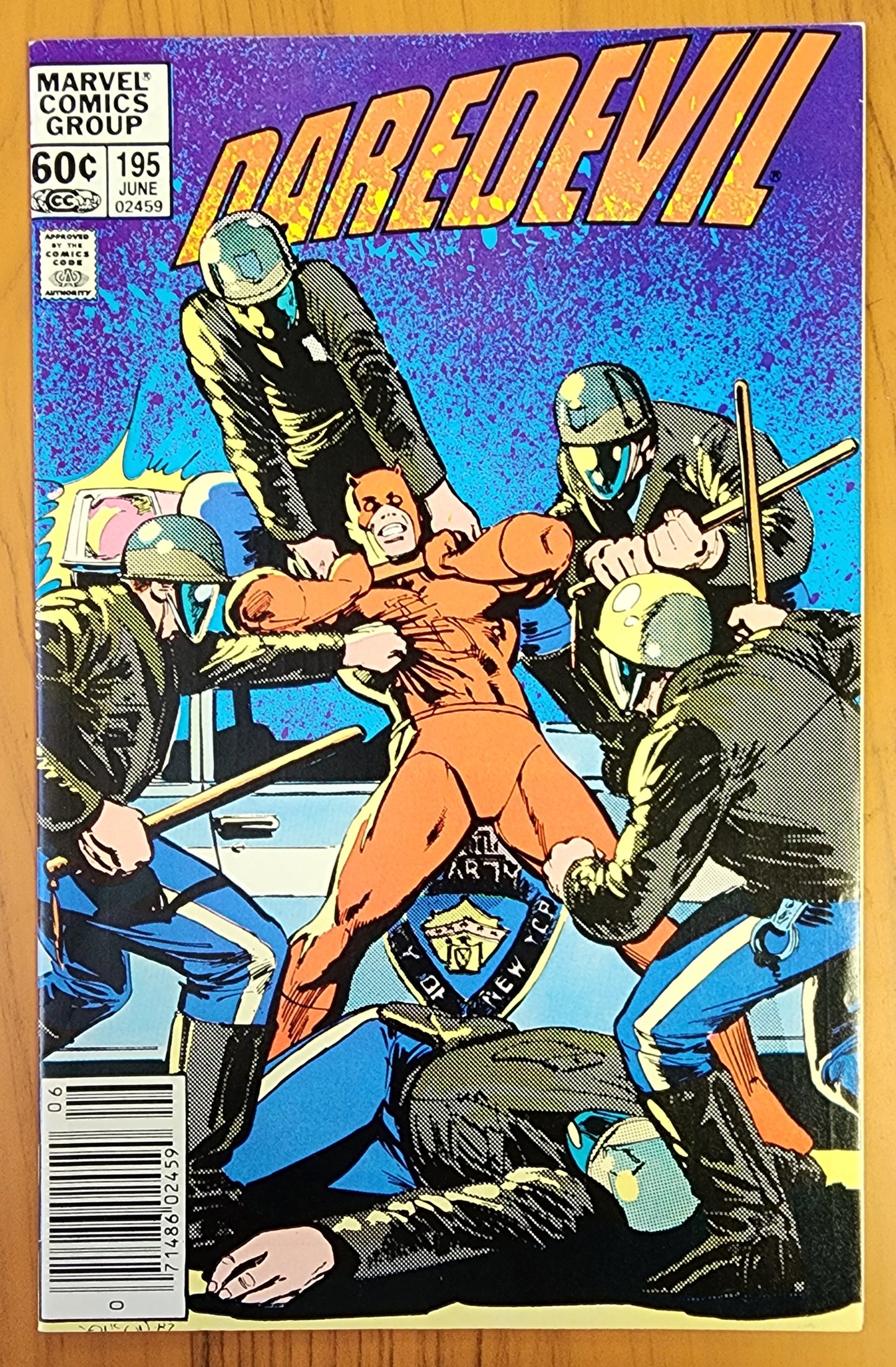 DAREDEVIL #195 1983 NEWSSTAND Daredevil MARVEL COMICS