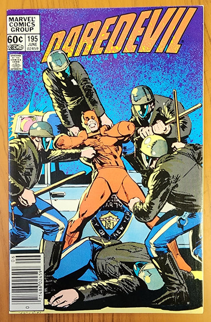 DAREDEVIL #195 1983 NEWSSTAND Daredevil MARVEL COMICS