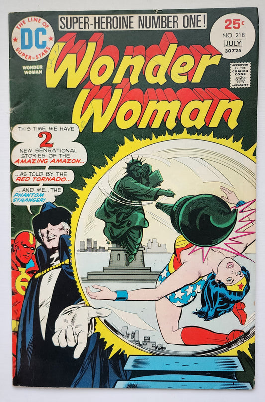 WONDER WOMAN #218 1975 NEWSSTAND Wonder Woman DC Comics