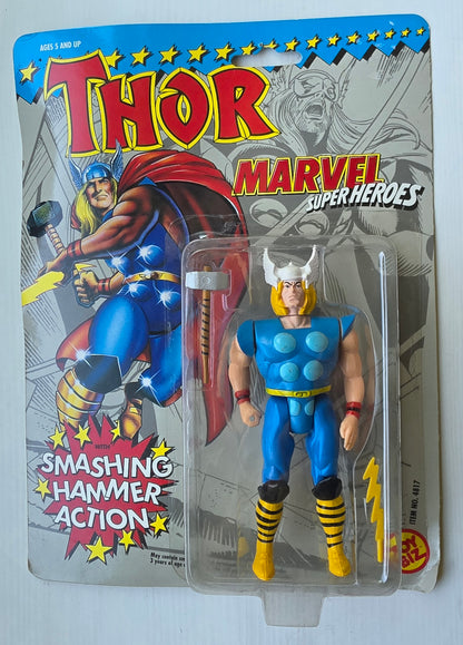 TOY BIZ THOR SMASHING HAMMER ACTION MARVEL SUPER HEROES X-Men Toy Biz