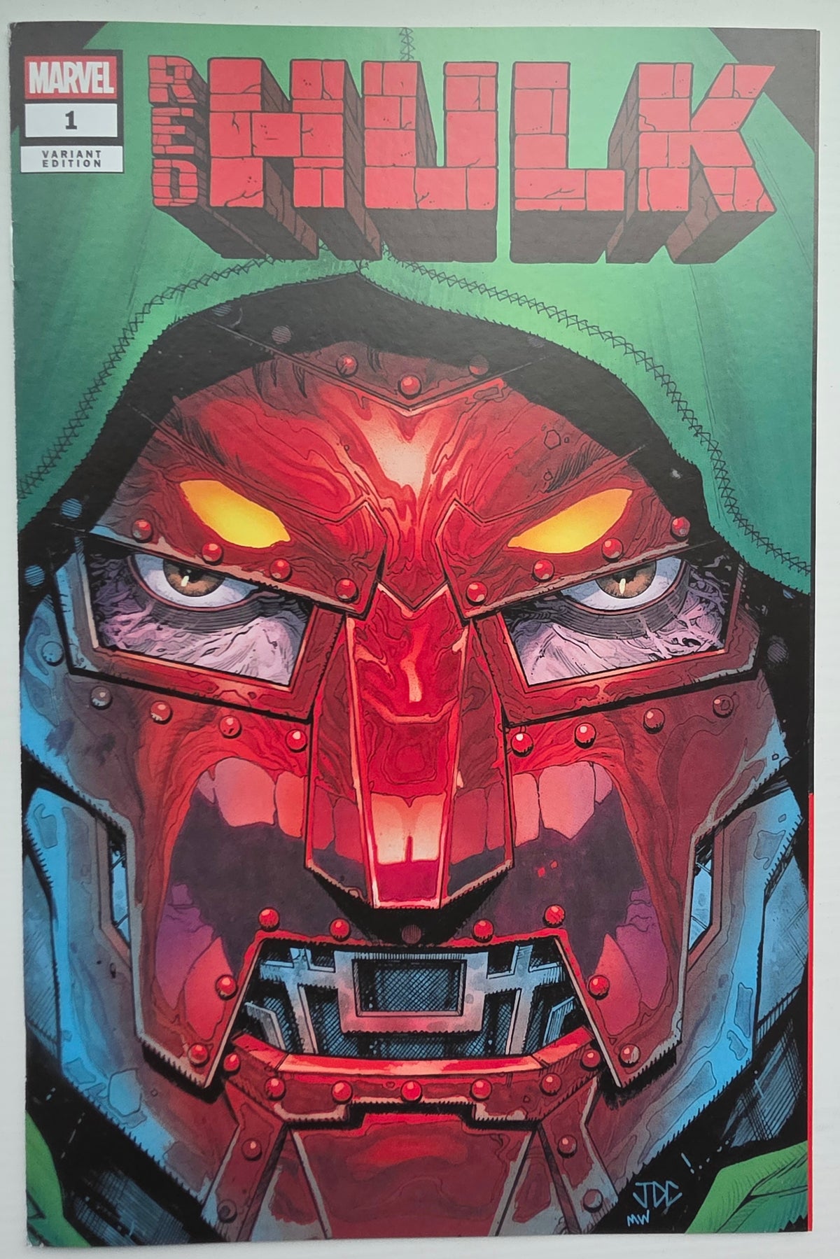 RED HULK #1 PX EXCLUSIVE JOSHUA CASSARA VARIANT 2025 Red Hulk MARVEL COMICS