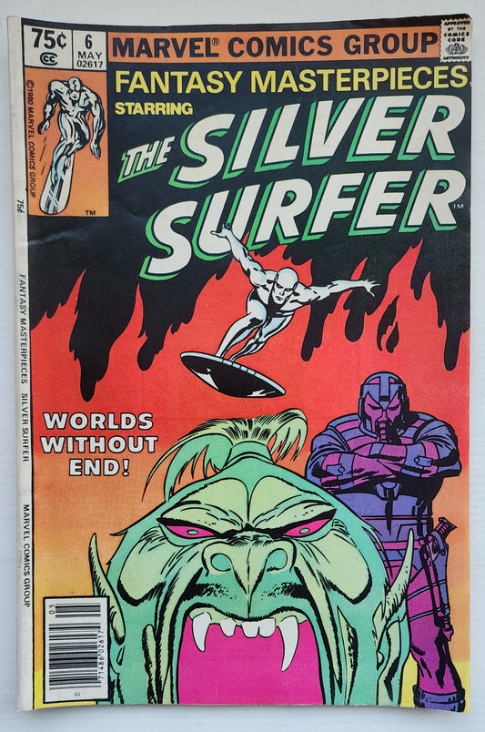 FANTASY MASTERPIECES #6 SILVER SURFER NEWSSTAND 1980 Fantasy Masterpieces MARVEL COMICS