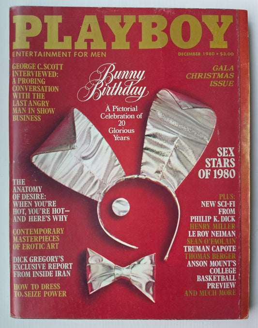 1980 PLAYBOY MAGAZINE DECEMBER Playboy PLAYBOY