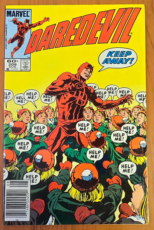 DAREDEVIL #209 1984 NEWSSTAND Daredevil MARVEL COMICS