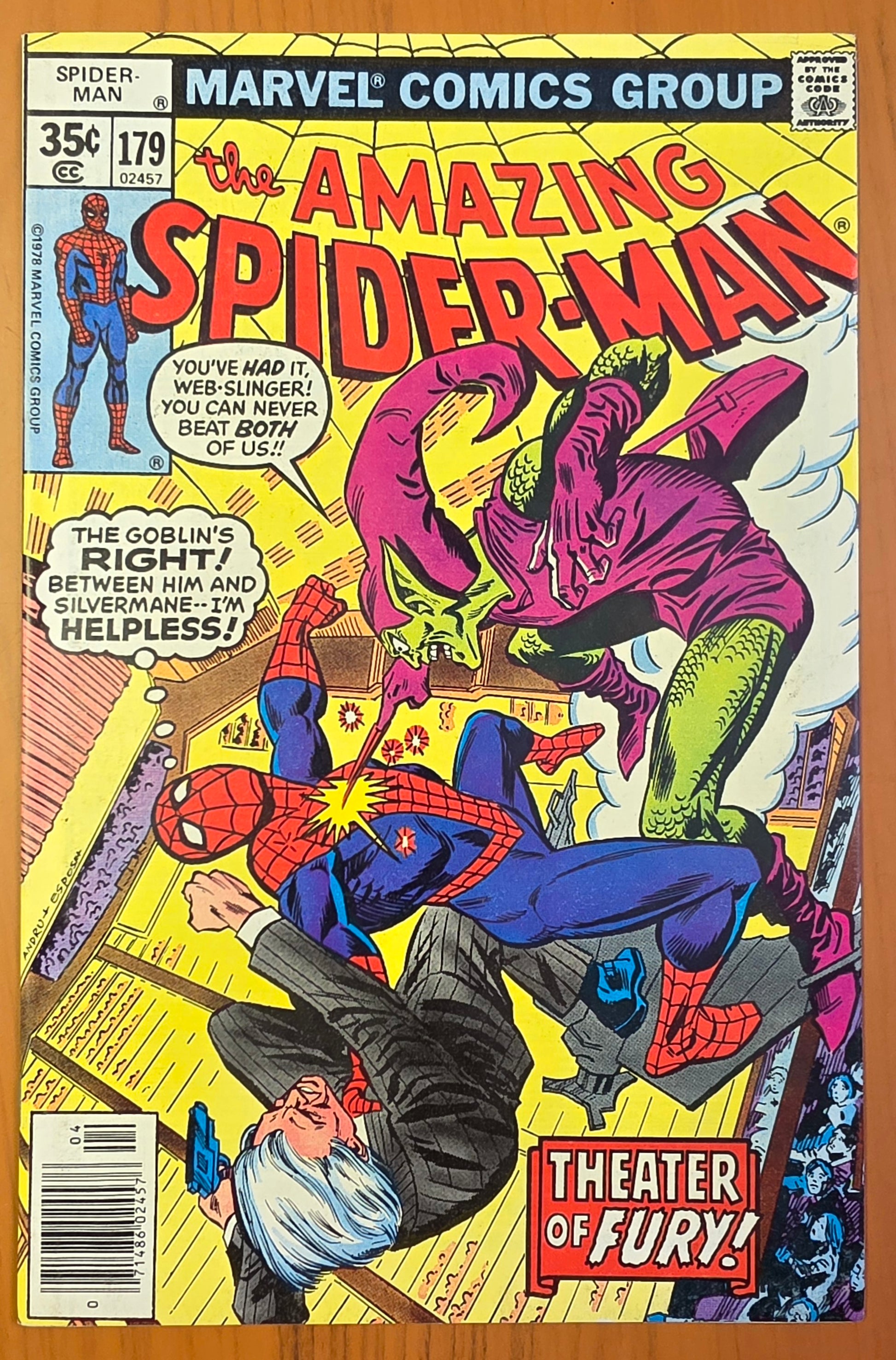 AMAZING SPIDER-MAN #179 1978 Amazing Spider-Man MARVEL COMICS