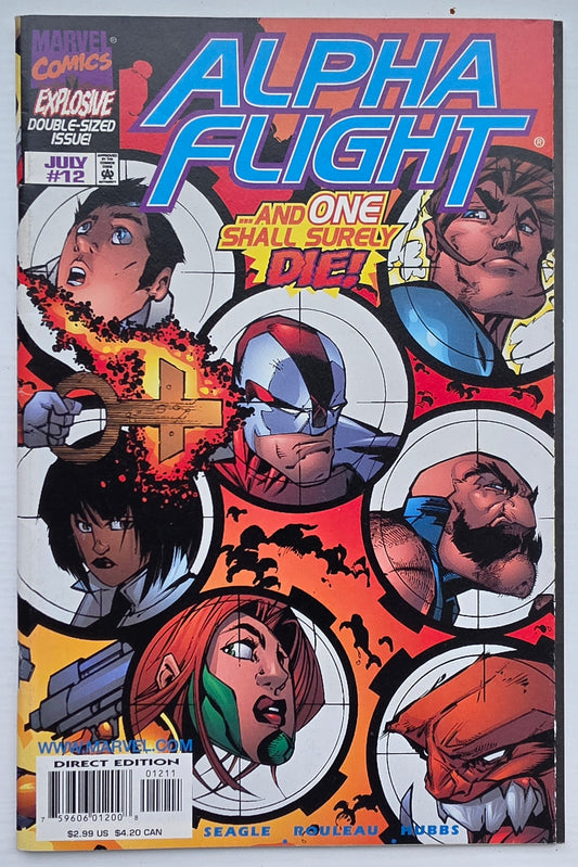 ALPHA FLIGHT #12 1998 Alpha Flight MARVEL COMICS