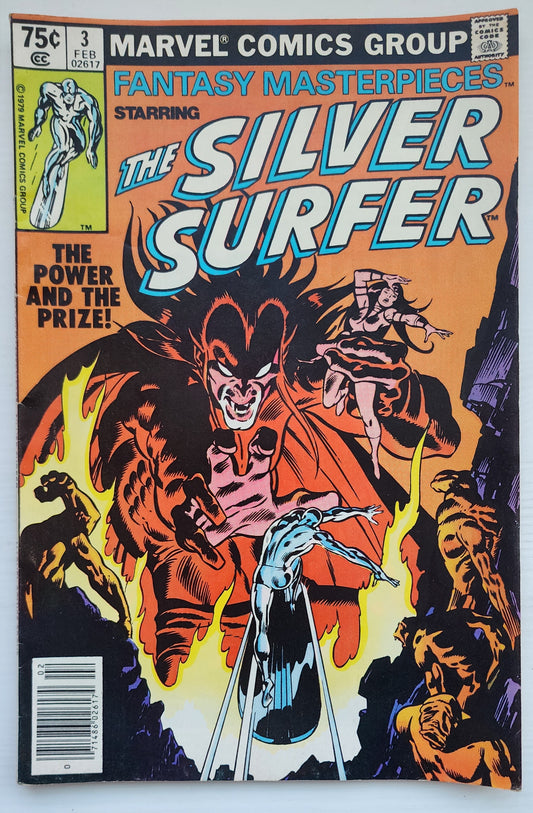 FANTASY MASTERPIECES #3 SILVER SURFER NEWSSTAND 1980 Fantasy Masterpieces MARVEL COMICS