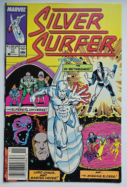 SILVER SURFER #17 1988 NEWSSTAND Silver Surfer MARVEL COMICS