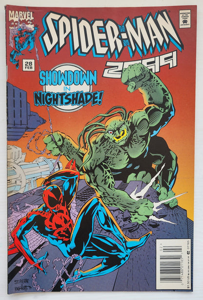SPIDER-MAN 2099 #28 NEWSSTAND 1995 Spider-Man 2099 MARVEL COMICS
