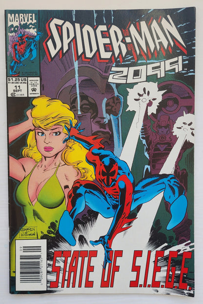 SPIDER-MAN 2099 #11 NEWSSTAND 1993 Spider-Man 2099 MARVEL COMICS