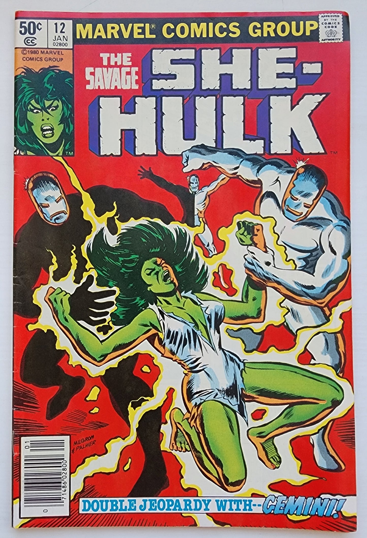 SAVAGE SHE-HULK #12 NEWSSTAND 1981 She-Hulk MARVEL COMICS