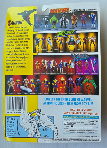 TOY BIZ UNCANNY X-MEN SAURON ACTION FIGURE 1992 X-Men Toy Biz