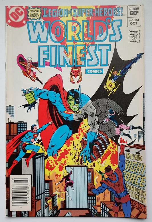 WORLDS FINEST #284 1982 NEWSSTAND Worlds Finest DC Comics