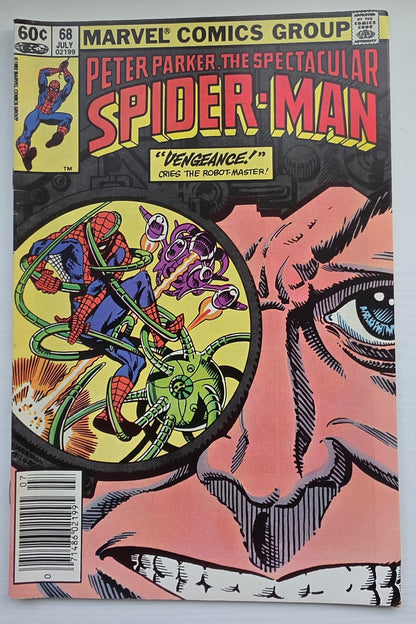 PETER PARKER SPECTACULAR SPIDER-MAN #68 1982 NEWSSTAND Spider-Man MARVEL COMICS