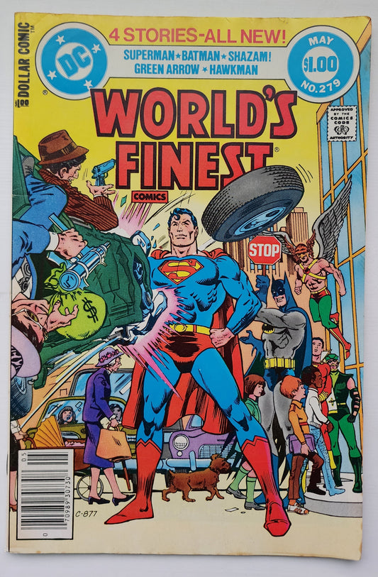 WORLDS FINEST #279 1982 NEWSSTAND Worlds Finest DC Comics
