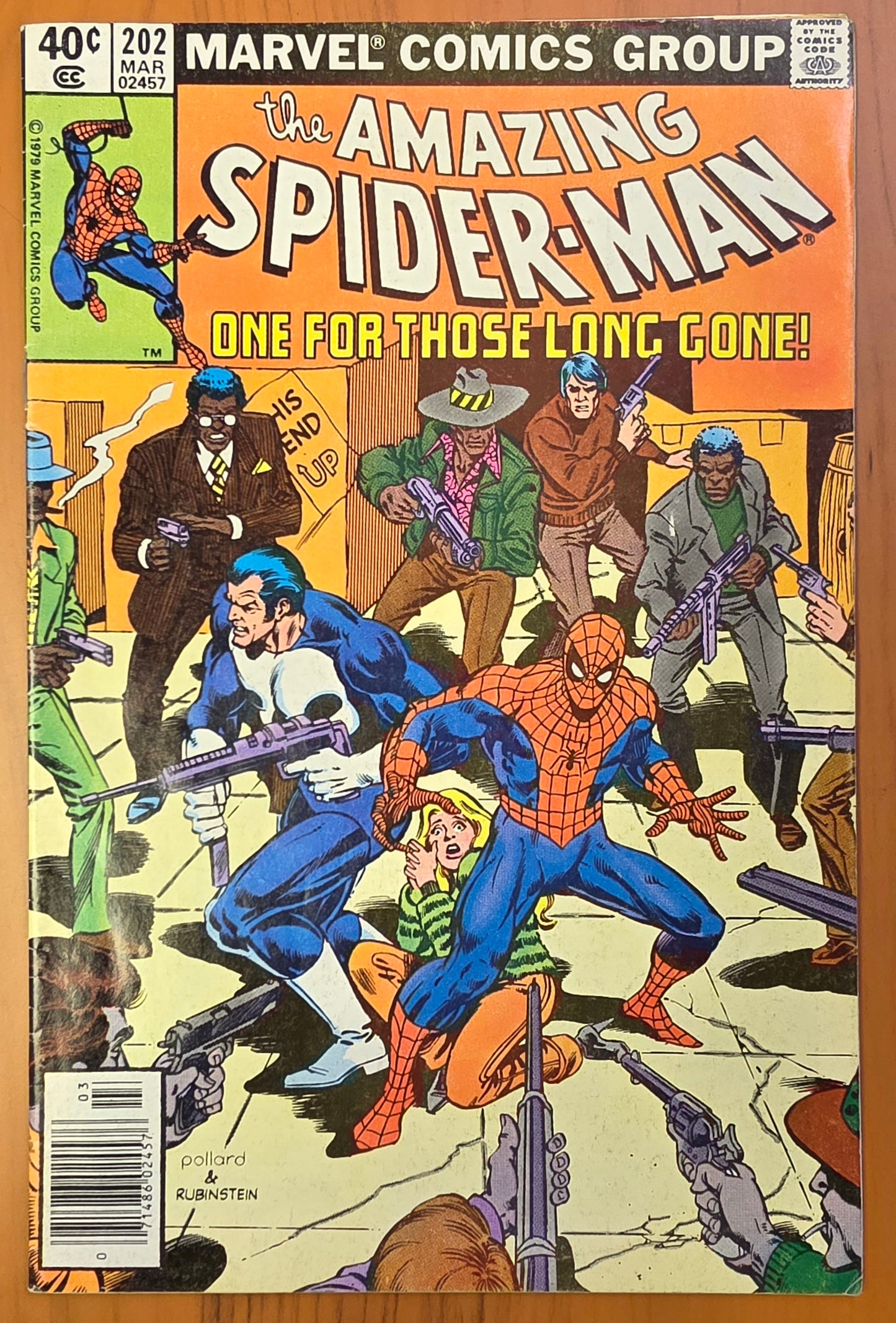 AMAZING SPIDER-MAN #202 PUNISHER 1980 NEWSSTAND [J02] Amazing Spider-Man MARVEL COMICS