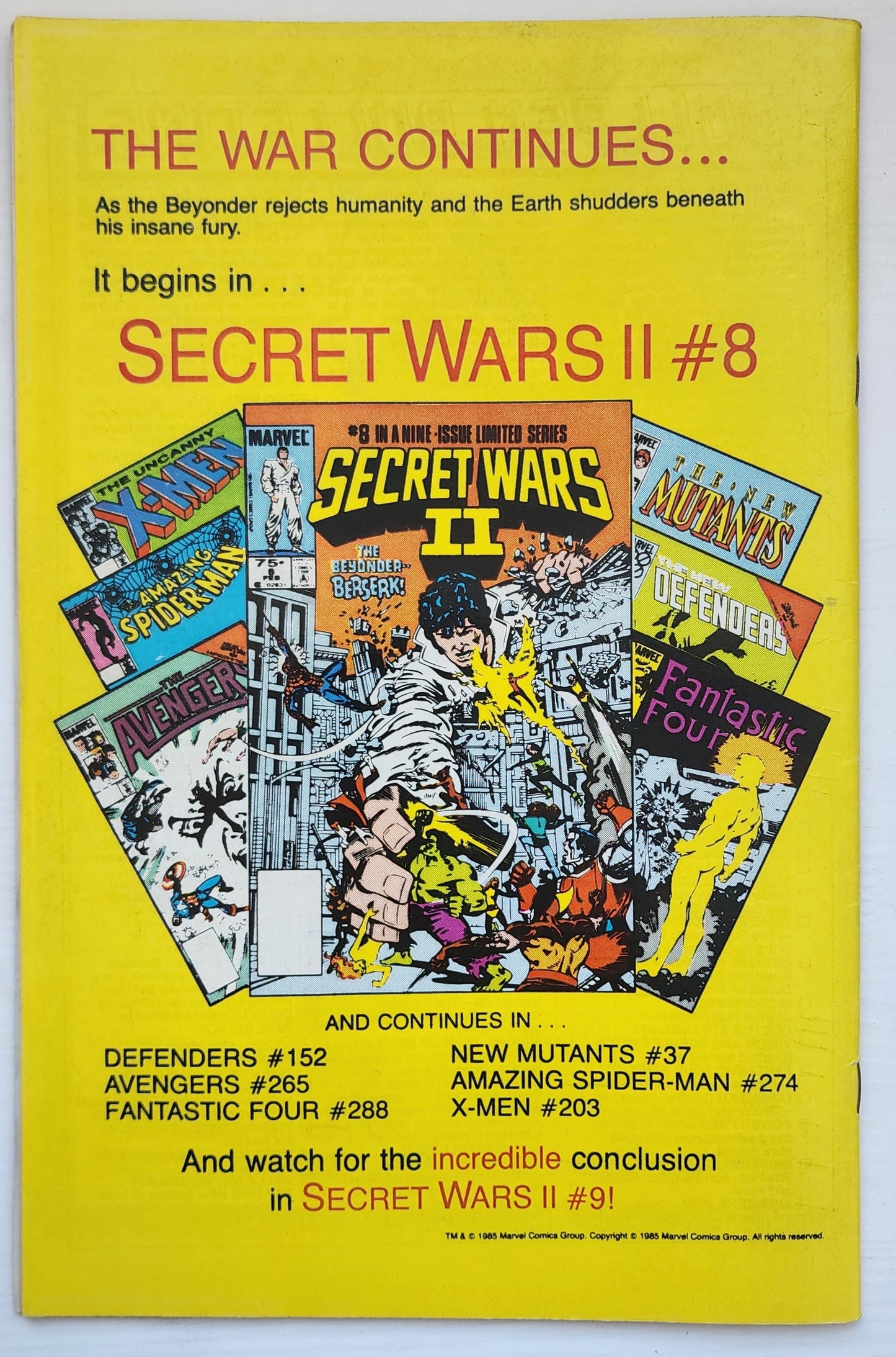 WEST COAST AVENGERS #5 NEWSSTAND 1985 West Coast Avengers MARVEL COMICS