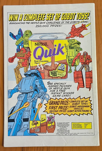 TRANSFORMERS #12 1985 [J01] Transformers MARVEL COMICS