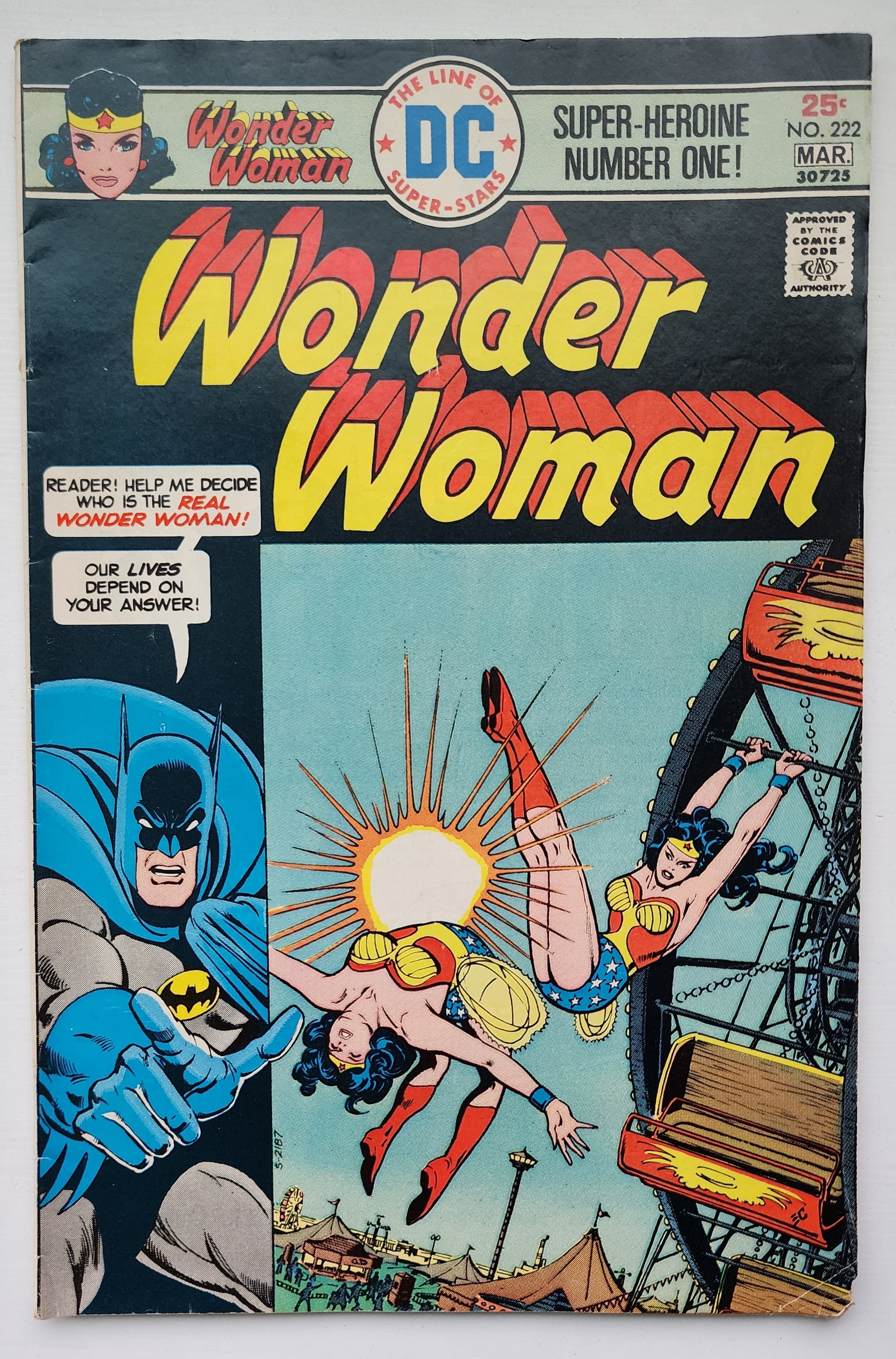 WONDER WOMAN #222 1976 Wonder Woman DC Comics