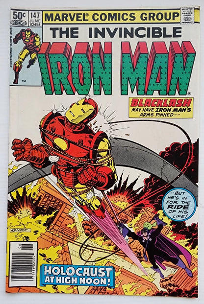 IRON MAN #147 NEWSSTAND 1981 [P01] Iron Man MARVEL COMICS