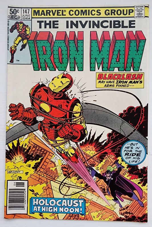 IRON MAN #147 NEWSSTAND 1981 [P01] Iron Man MARVEL COMICS