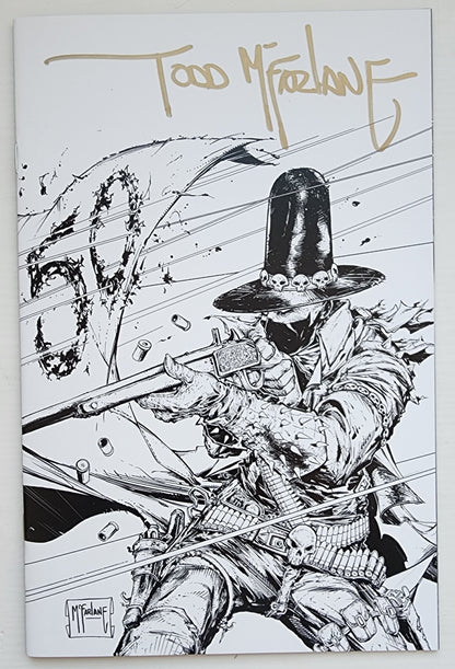 02/11/2026 GUNSLINGER SPAWN #50 1:250 TODD MCFARLANE SIGNED GOLD INK VARIANT [T01] Spawn IMAGE COMICS