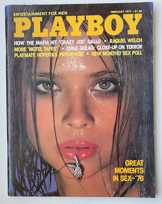 PLAYBOY MAGAZINE FEBRUARY 1977 Playboy PLAYBOY