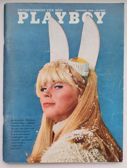 PLAYBOY MAGAZINE NOVEMBER 1966 Playboy PLAYBOY