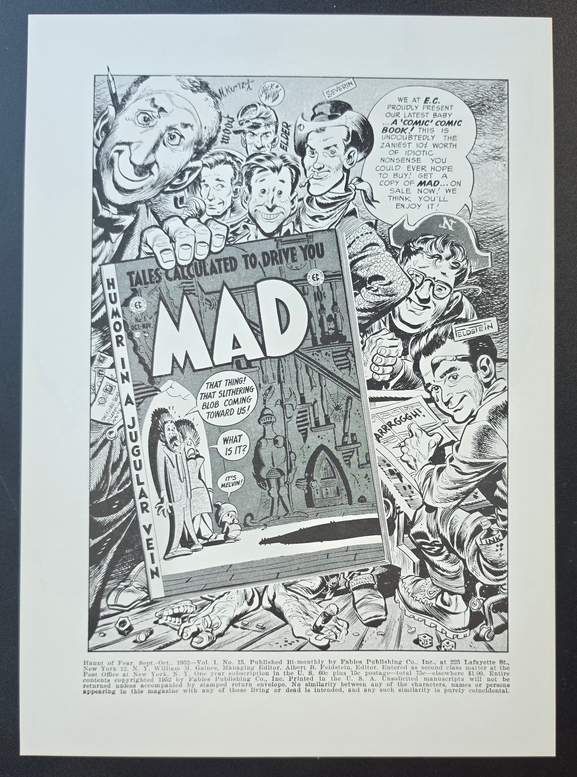 HAUNT OF FEAR #15 PRINT EC Comics EC Comics