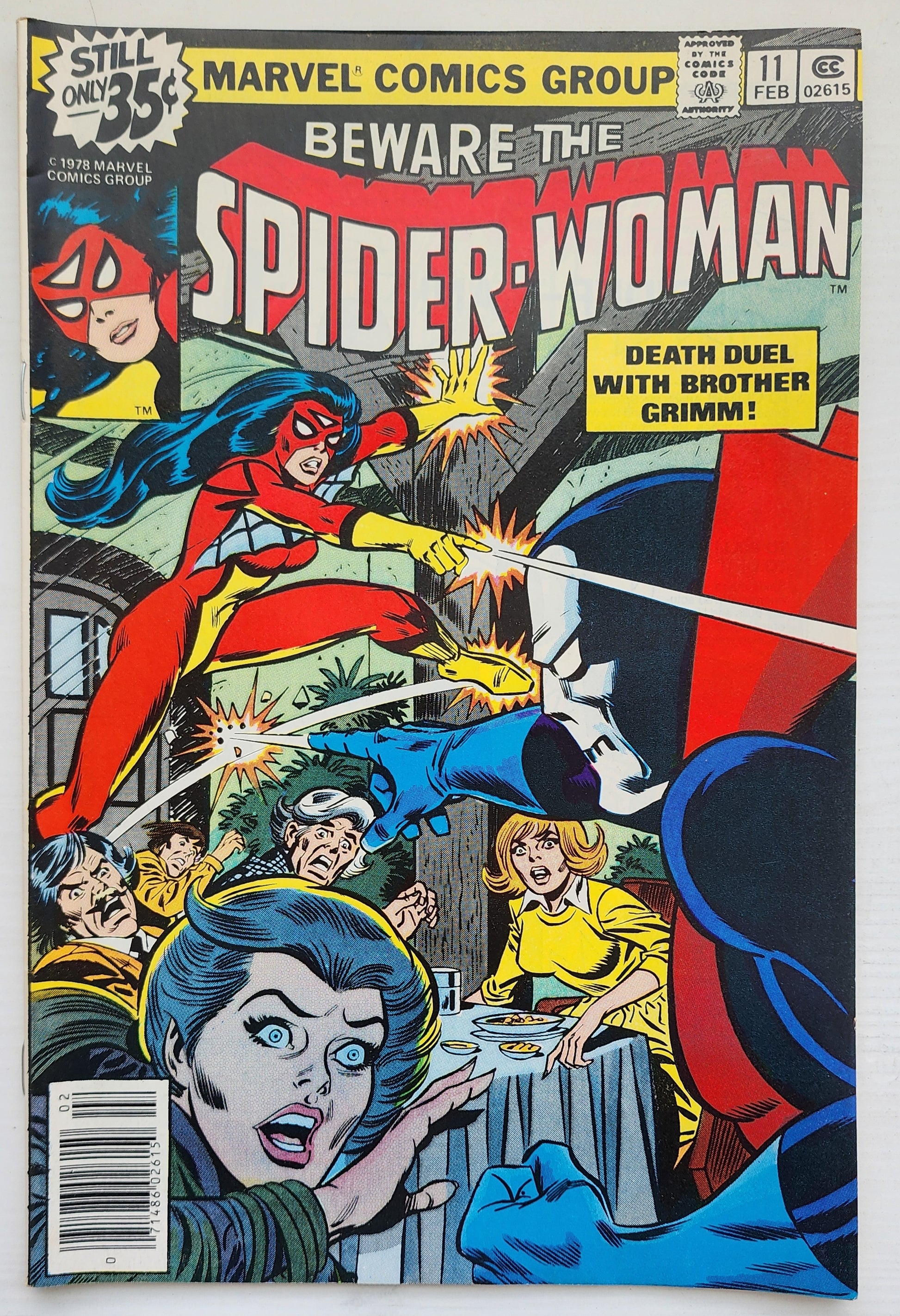 SPIDER-WOMAN #11 NEWSSTAND 1979 Spider-Woman MARVEL COMICS