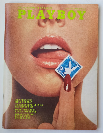 PLAYBOY MAGAZINE APRIL 1973 Playboy PLAYBOY