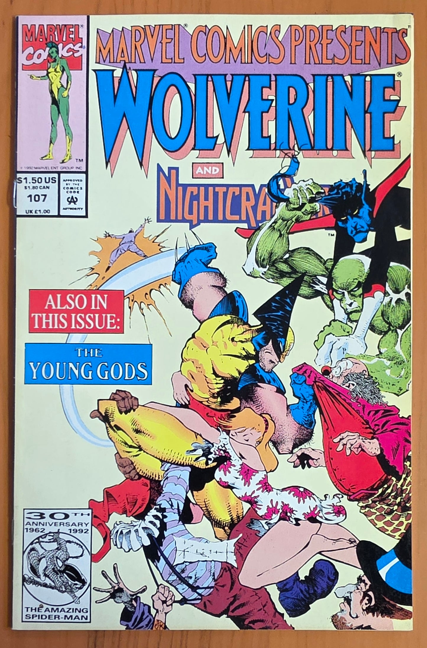 MARVEL COMICS PRESENTS #107 1992 SAM KIETH [J01] Marvel Comics Presents MARVEL COMICS