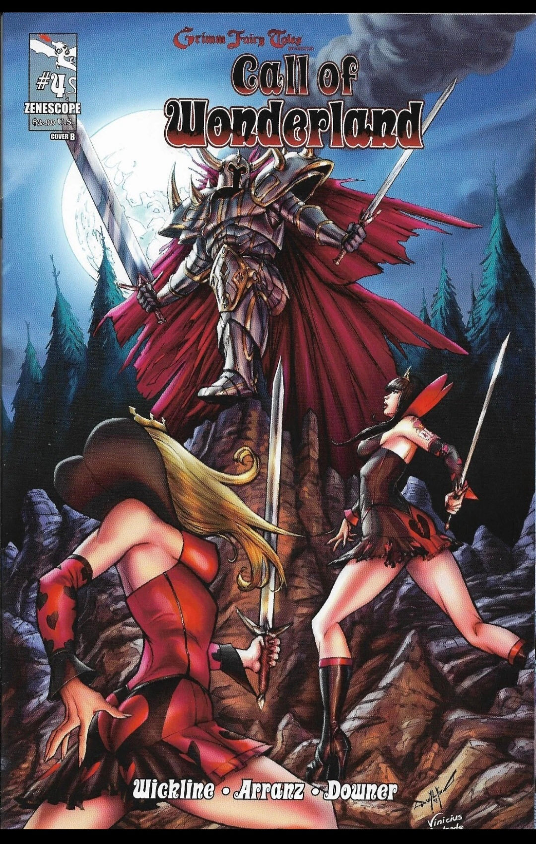 GFT CALL OF WONDERLAND #4 B VARIANT 2012 Grimm Fairy Tales ZENESCOPE ENTERTAINMENT INC