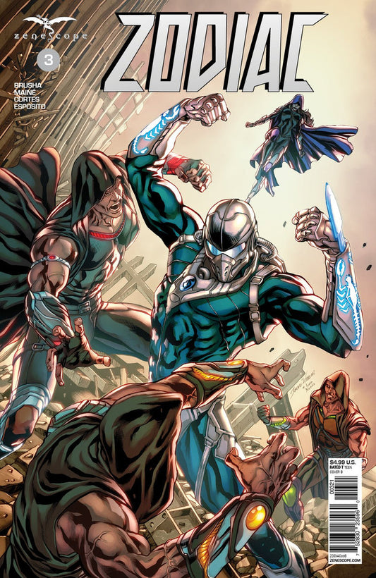 ZODIAC #3 CVR B VITORINO 2019 comic book ZENESCOPE ENTERTAINMENT INC