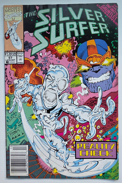 SILVER SURFER #57 1991 NEWSSTAND Silver Surfer MARVEL COMICS