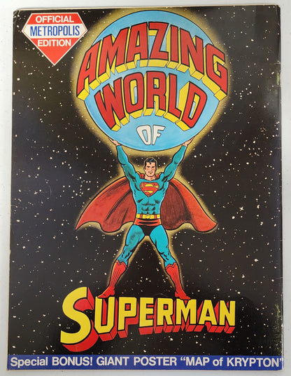 AMAZING WORLD OF SUPERMAN OFFICIAL METROPOLIS EDITION TREASURY SIZE 1973 Justice League of America DC COMICS