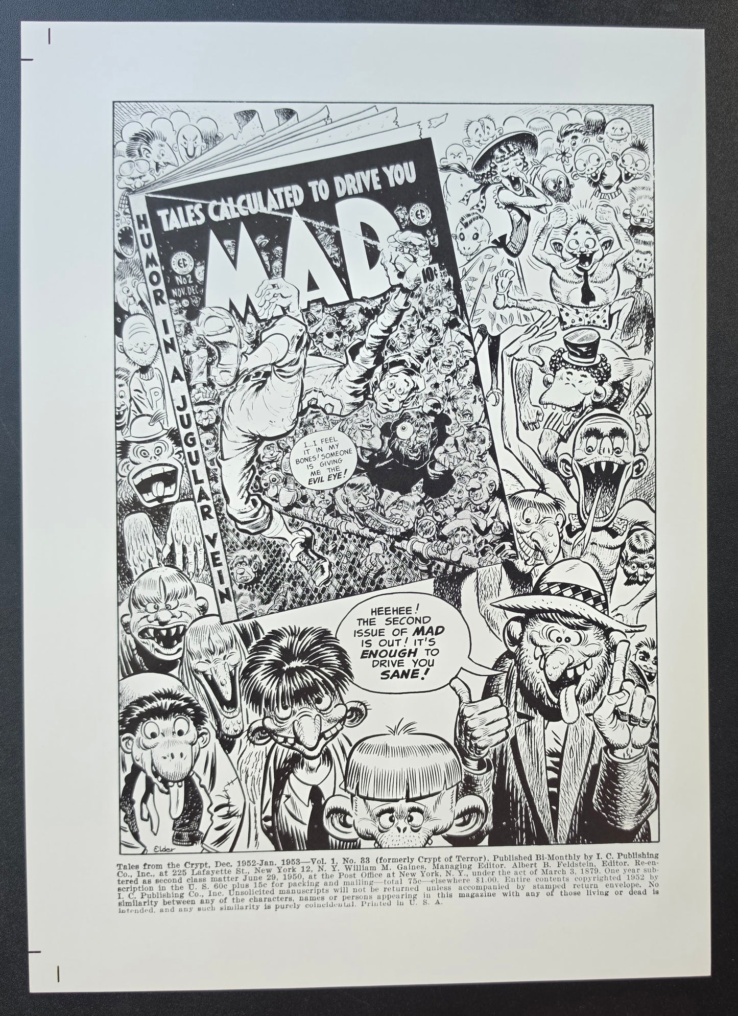 EC COMICS TALES FROM THE CRYPT #33 PRINT EC Comics EC Comics